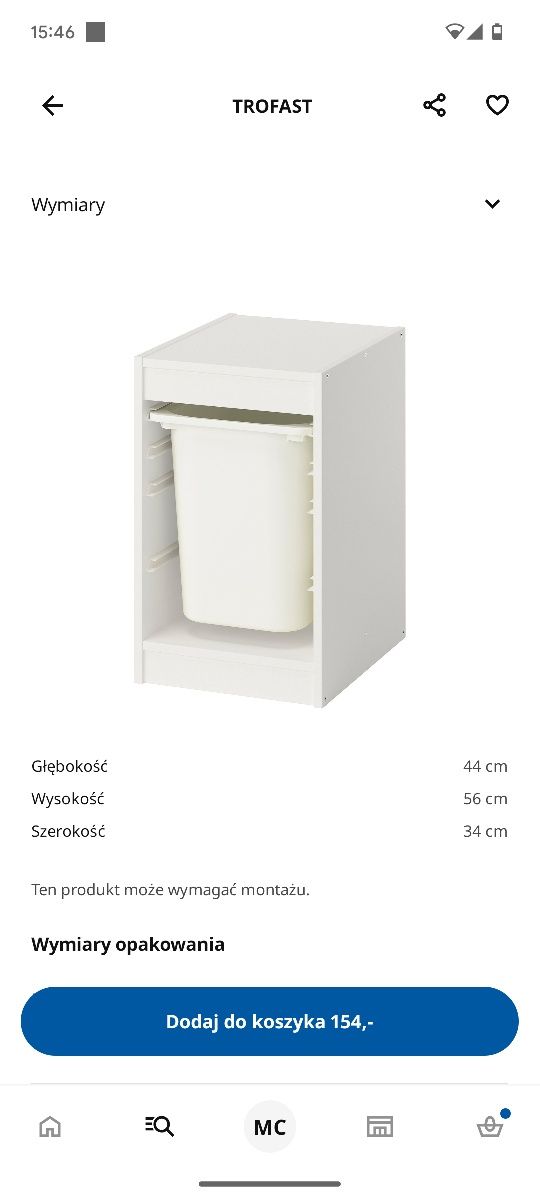 Meble IKEA trofast, sundvik