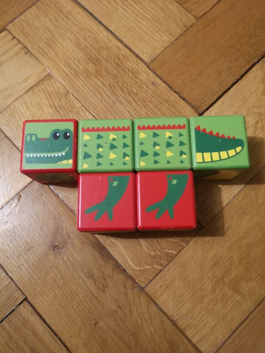 magnetyczne klocki, puzle 3D geomag magicube