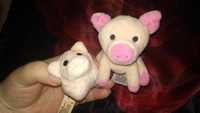 игрушка розовый поросенок хрюкает озвучен цена за 2 свинка свинья
