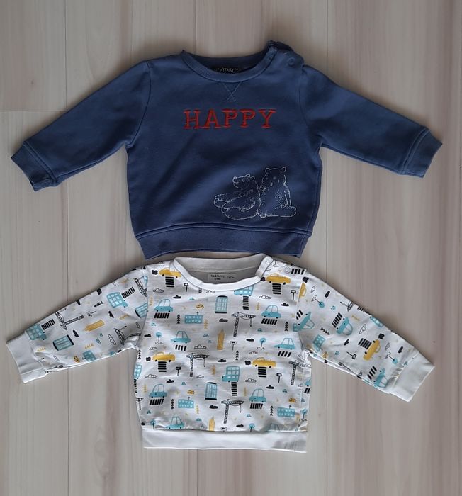 Zestaw 13szt: Bluza, Bluzka r.74-80