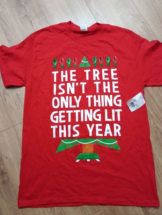 Bluzka świąteczna M bawełna z metką