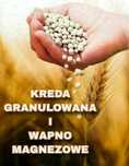 Wapno granulowane kreda 98%, wapno magnezowe, czarna kreda humus