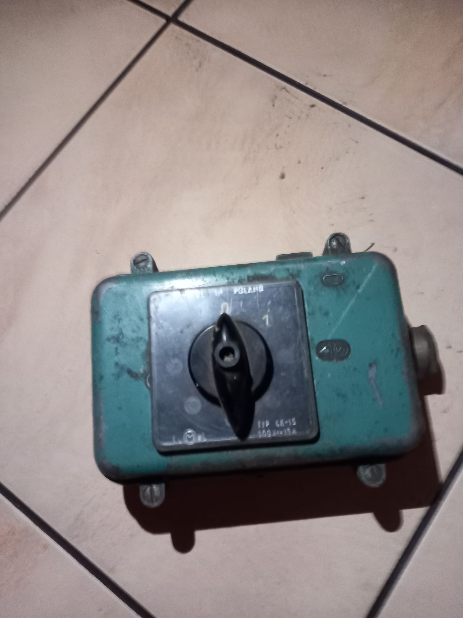 Przełącznik łącznik siłowy krzywkowy Lumel Spamel Łk-15 500V