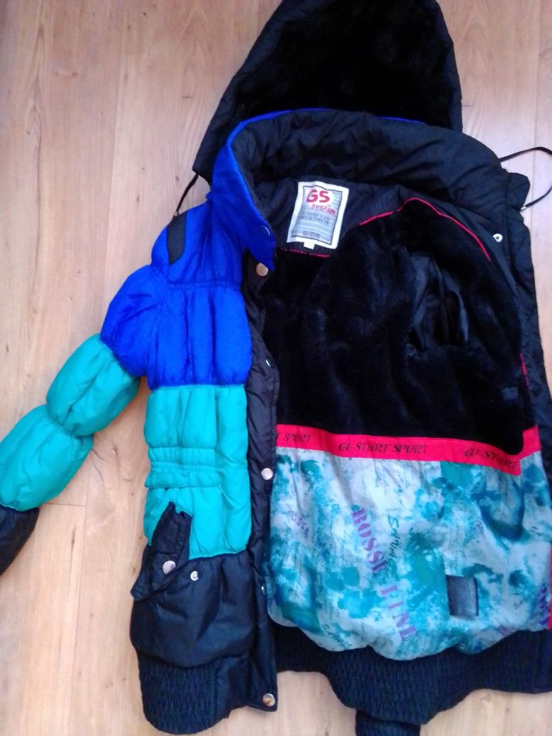 Kurtka zimowa damska retro Vintage rozmiar S/M
