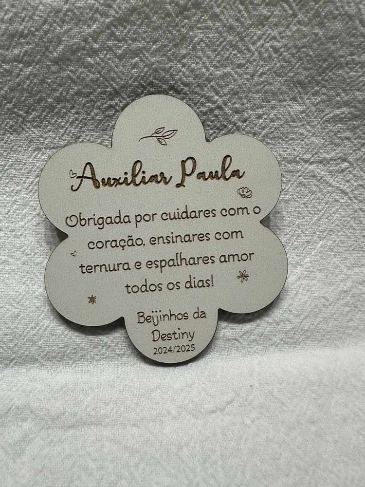 Lembranças Educadoras/Auxiliares etc
