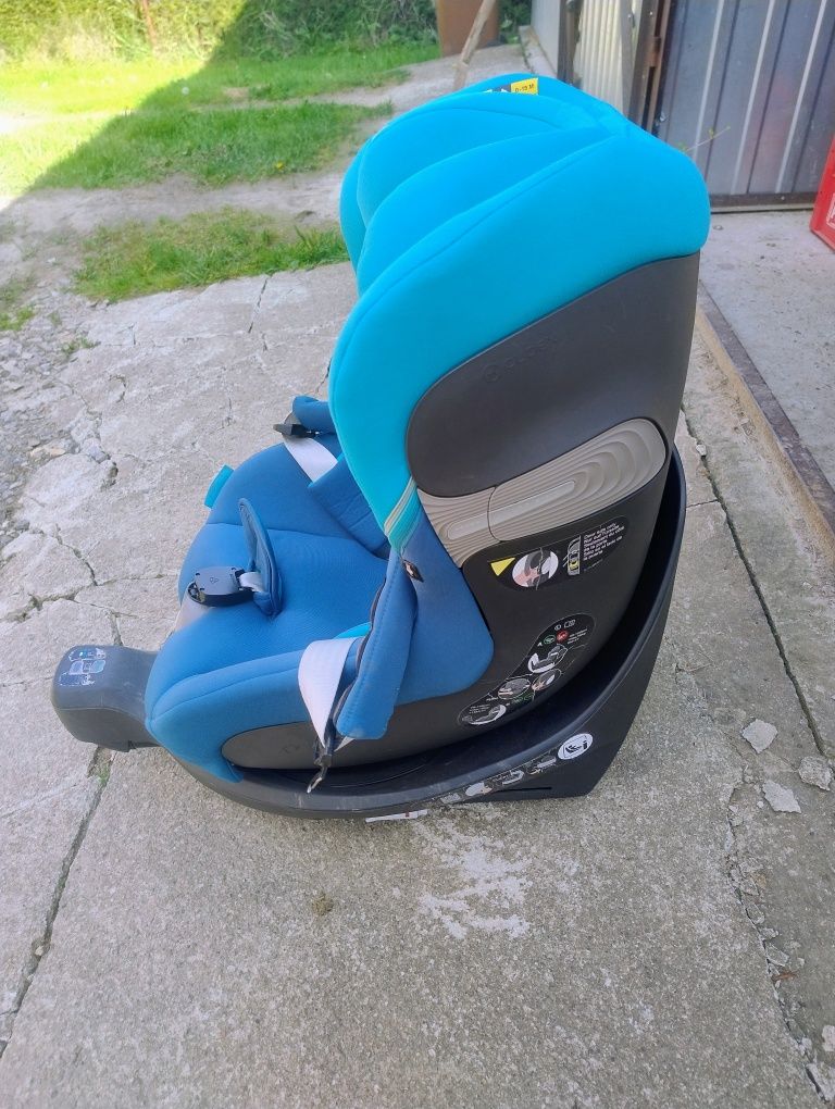 Fotelik samochodowy Cybex Sirona S i size z bazą niebieski