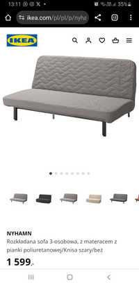 Sofa 3- osobowa rozklada Nyhamn Ikea