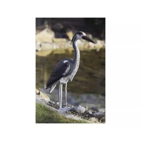 Garça Decorativa Anti-Invasora para Lagoas e Jardins