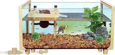 Reptile Growth Terrarium dla Żółwia Gadów z Półeczką 50x25x23 jak NOWY