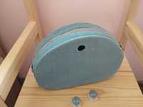 Nowy organizer plus guzik do O'bag moon light jeans lub szary