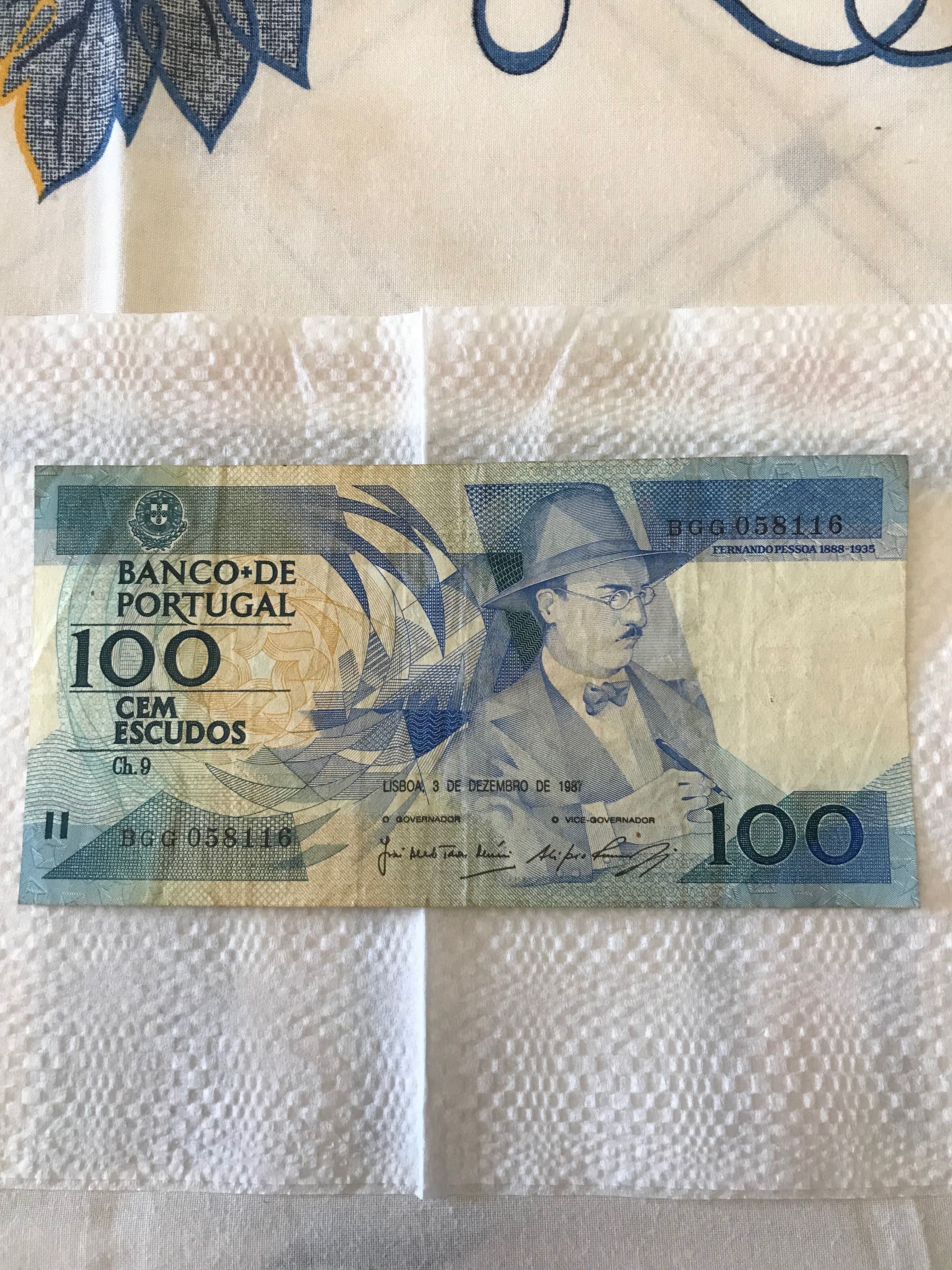 Nota de 100 escudos