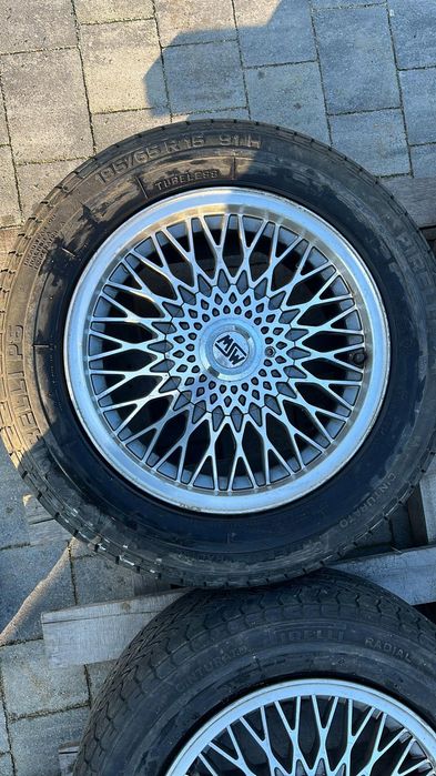 Alufelgi MSW 1956M 15 cali 5x112 letnie koła klasyczne oldtimer merced
