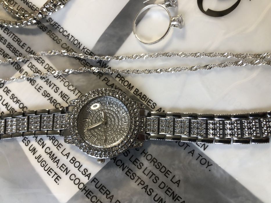 Набір біжутерії золото срібло