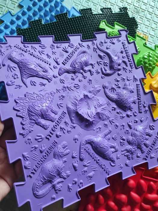 Масажний пазл, килимок ортек коврик пазли ортопедичні