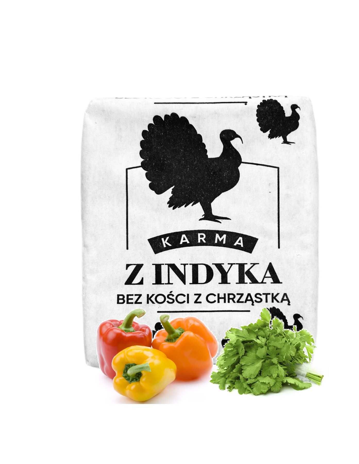 10KG Mięso mrożone dla psa Z INDYKA indyk BEZ KOŚCI BARF karma