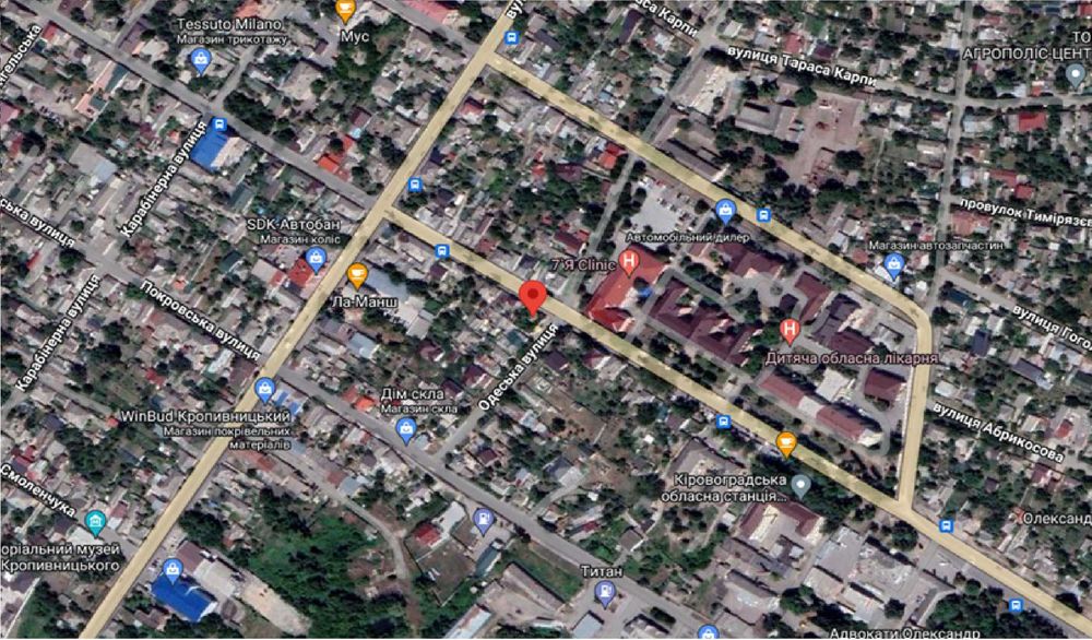 Сучасна комерційна будівля, Кропивницький ідеальна локація для бізнесу