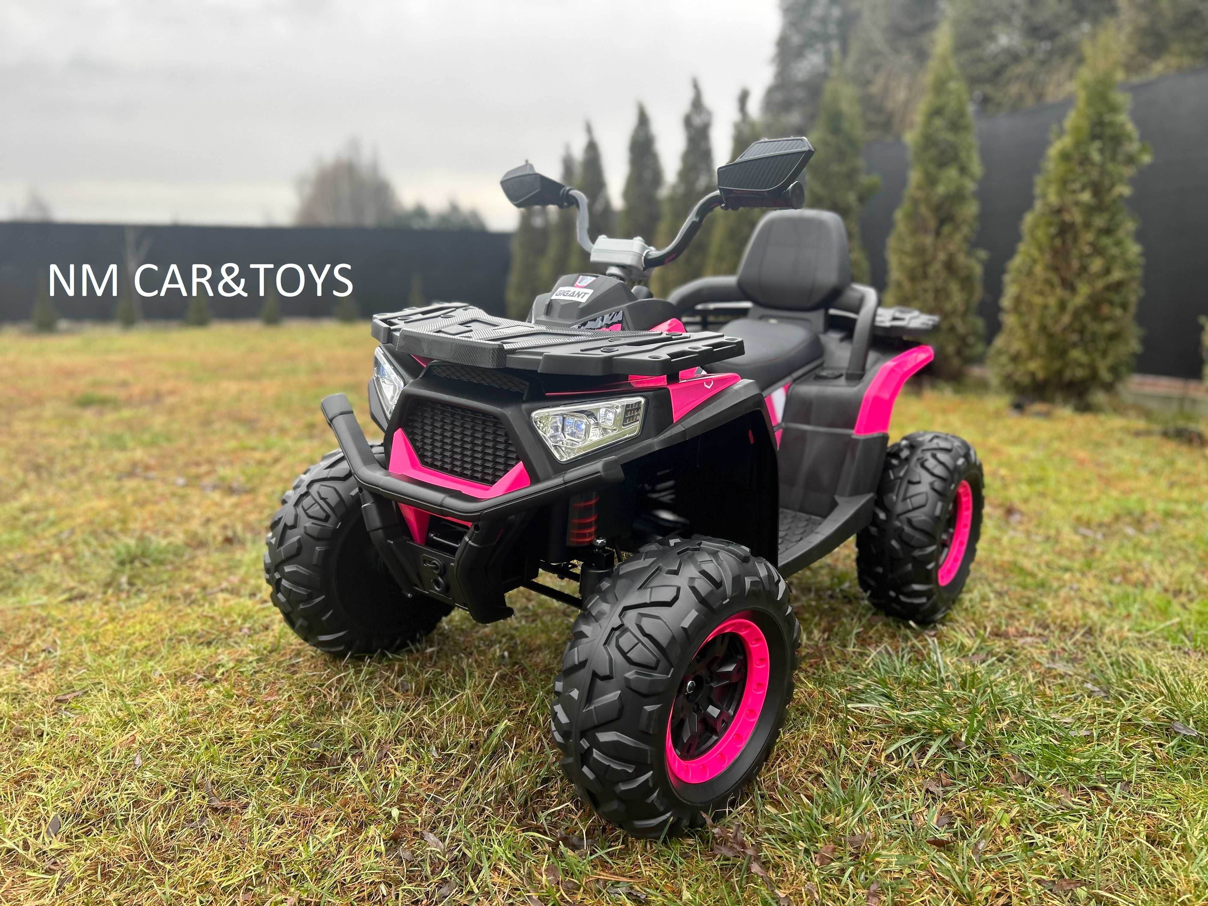 Nowość 4x4 Quad GIGANT Auto na akumulator 180W Pojazd Miękkie koła