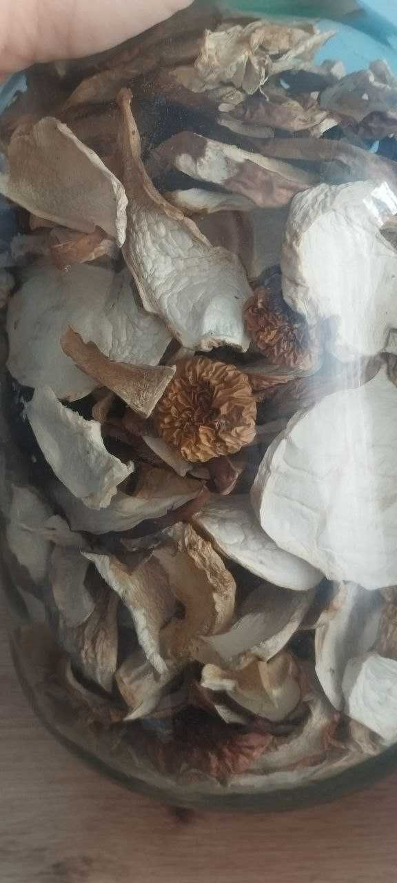 Сушені білі гриби