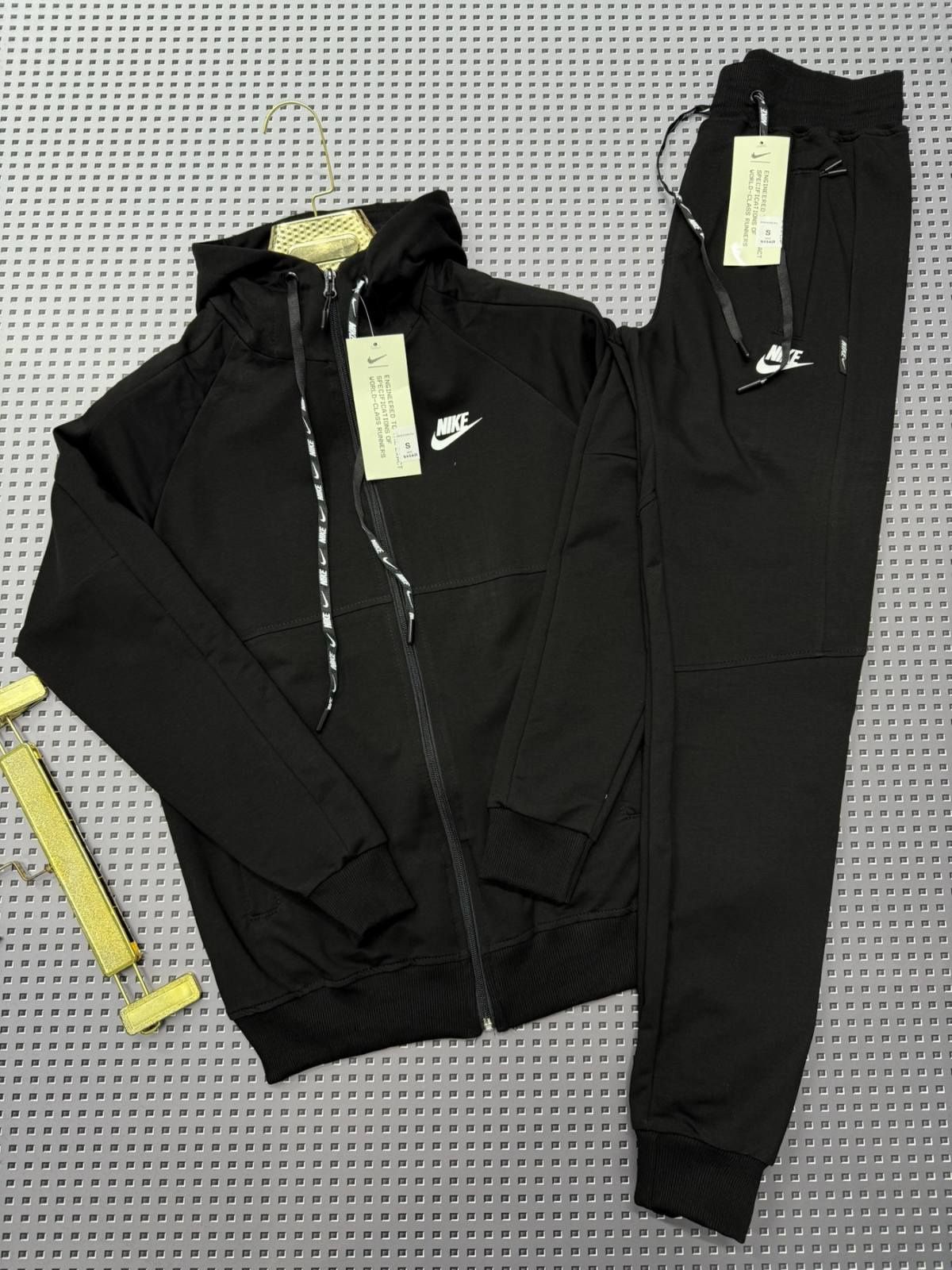 Мужской спортивный костюм трикотаж двухнитка The north face, Nike