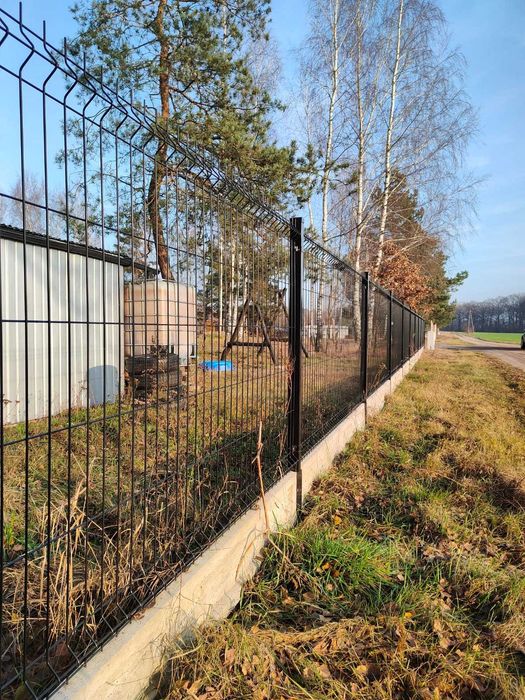 Ogrodzenie panelowe ø 4,0mm, H-123 cm + podmurówka 25cm