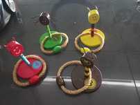 Jogo da Imaginarium e bola didática fisherprice