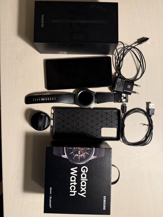 Samsung GalaxyNote 20 5G 8/256 GB & Galaxy Watch 46 mm Silver – Zestaw