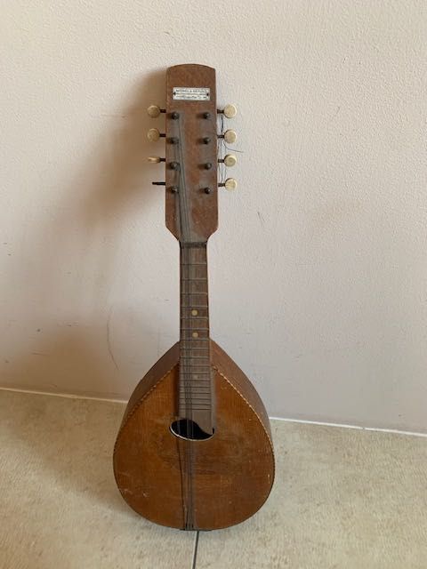 Stara mandolina kolekcjonerska retro MEINEL HEROLD Klingenthal