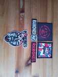 Ramones,Sex pistols zestaw naszywek punk rock