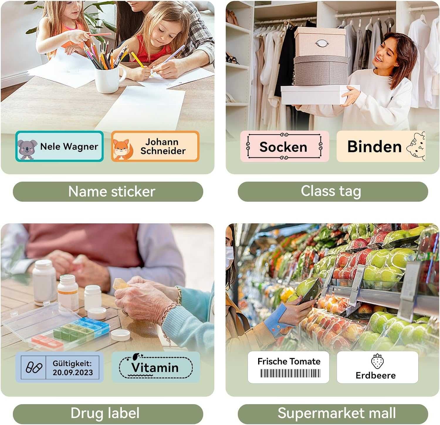Przenośnia mini drukarka do etykietowania cenówka D110  SPP251