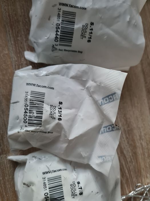 Facom s.41u zestaw nasadek 12 kątowych.