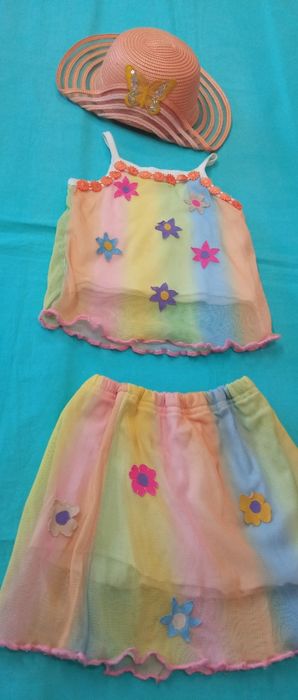 Strój karnawałowy dziewczęcy Pani Lato 3latka