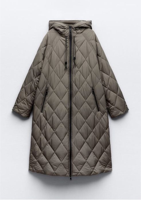 Пальто плащ подовжена куртка Zara