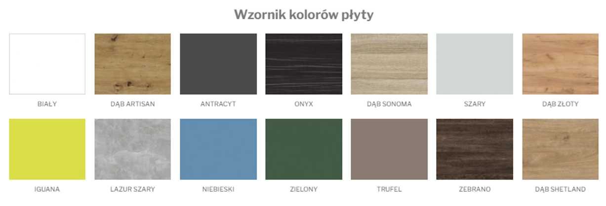 Łóżko piętrowe niskie TIESTO 80x200 MEBLOBED 2x szuflady+barierka