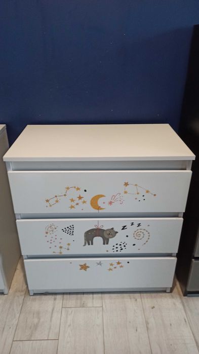 Komoda dziecięca 2 sztuki