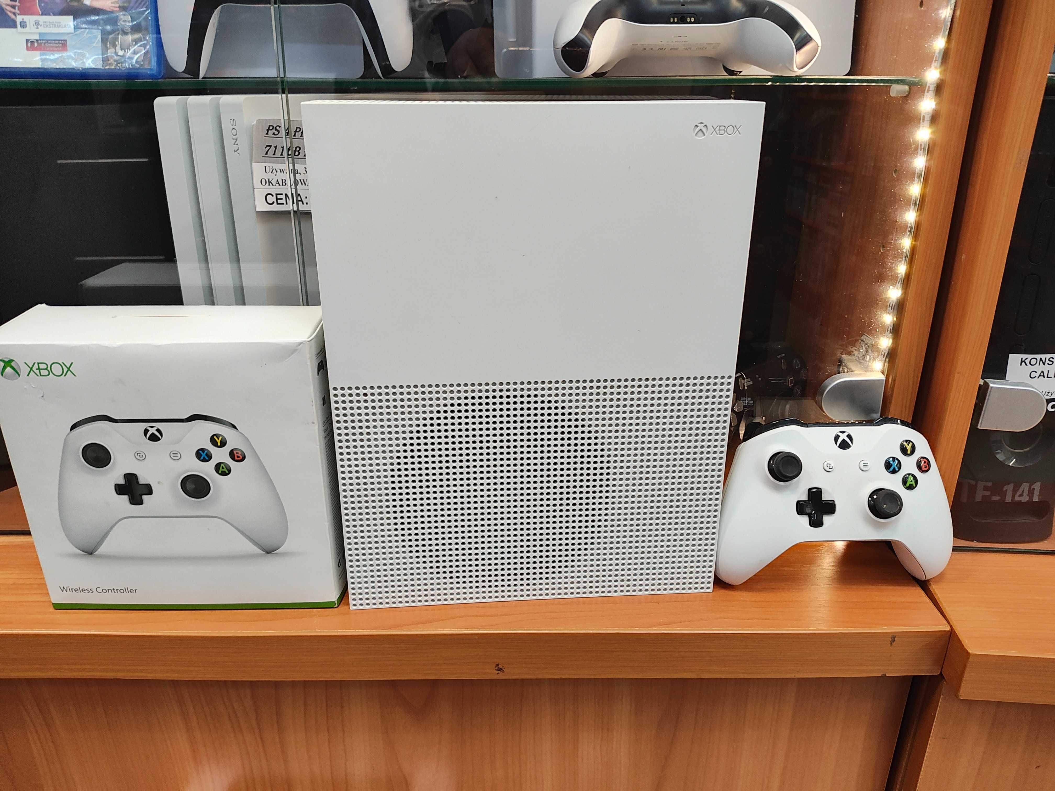 Konsola XBOX ONE S 500GB BDB Pad Okablowanie Gwarancja Sklep Wysyłka