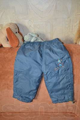 Штаны на мальчика утеплённые. Рост 74см