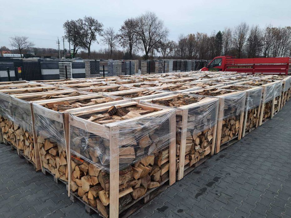 Drewno do pieca, kominka - pocięte i połupane, z własnym transportem