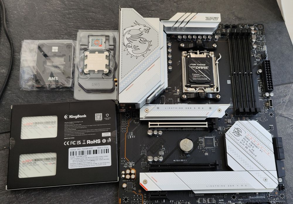 Ryzen 7800x3d + MSI MPG B650 EDGE WIFI + 32Gb