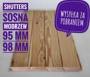 Deseczki do Żaluzji Zewnętrznych Modrzew/Sosna/Mechanizmy/Gratis