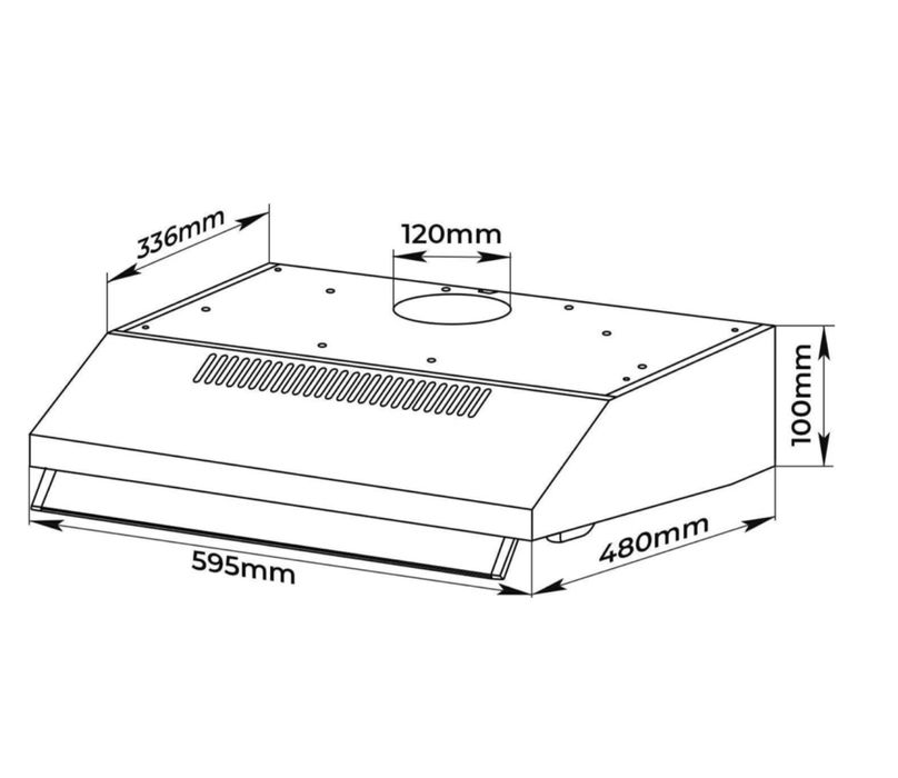 Okap podszafkowy nowy pochłaniacz