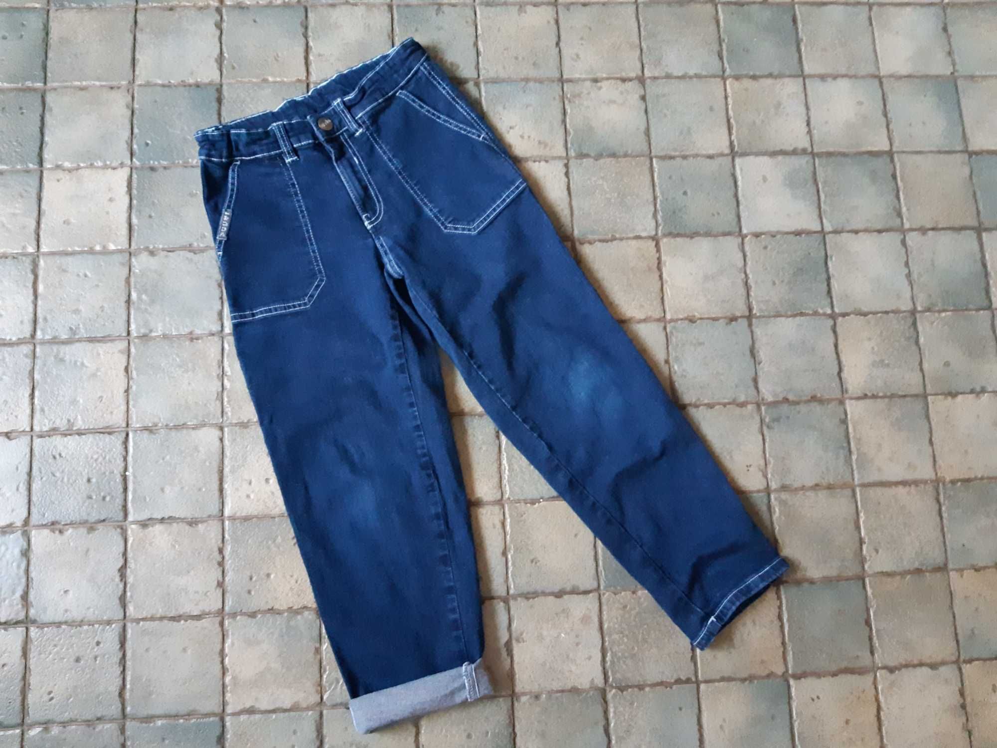 ENDO jeansy 134 spodnie chłopięce