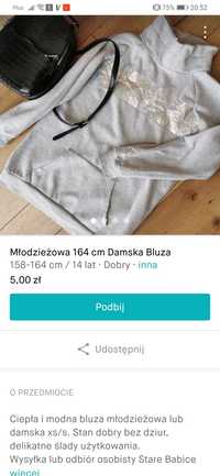 Bluza młodzieżowa 164 Damska