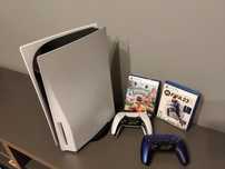 Play station 5, 2 pady, na gwarancji plus przedłużenie gwarancji