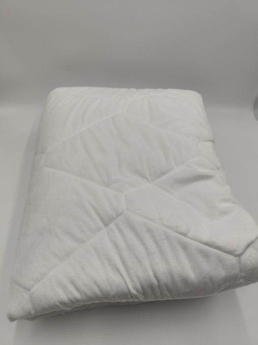Ochraniacz na materac welurowy biały nowy