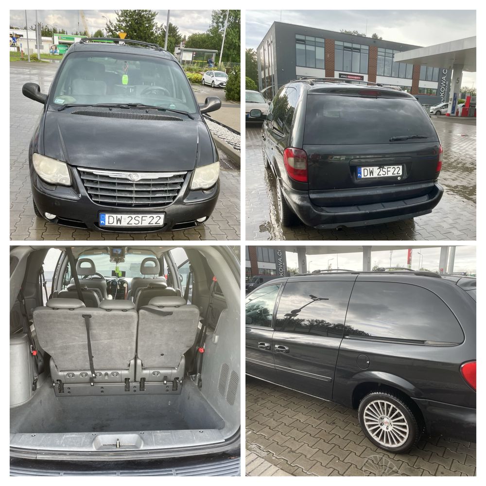 Chrysler grand voyager stown&go 2,8l 2007r limited. Sprawny 100%