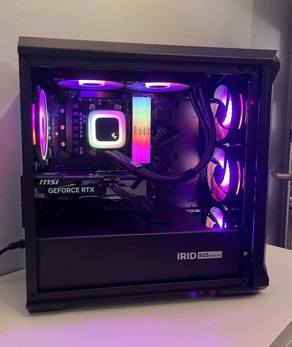 FV23%/Ryzen 7 8700F/32Gb Ram/RTX 5070/Chłodzenie Wodne