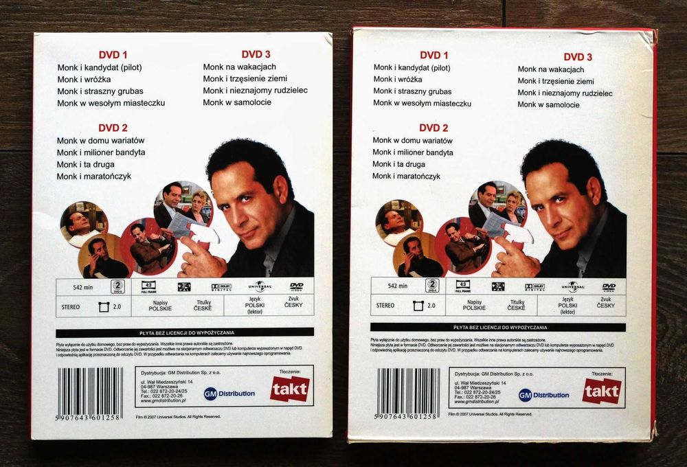 Detektyw Monk - kompletny pierwszy sezon