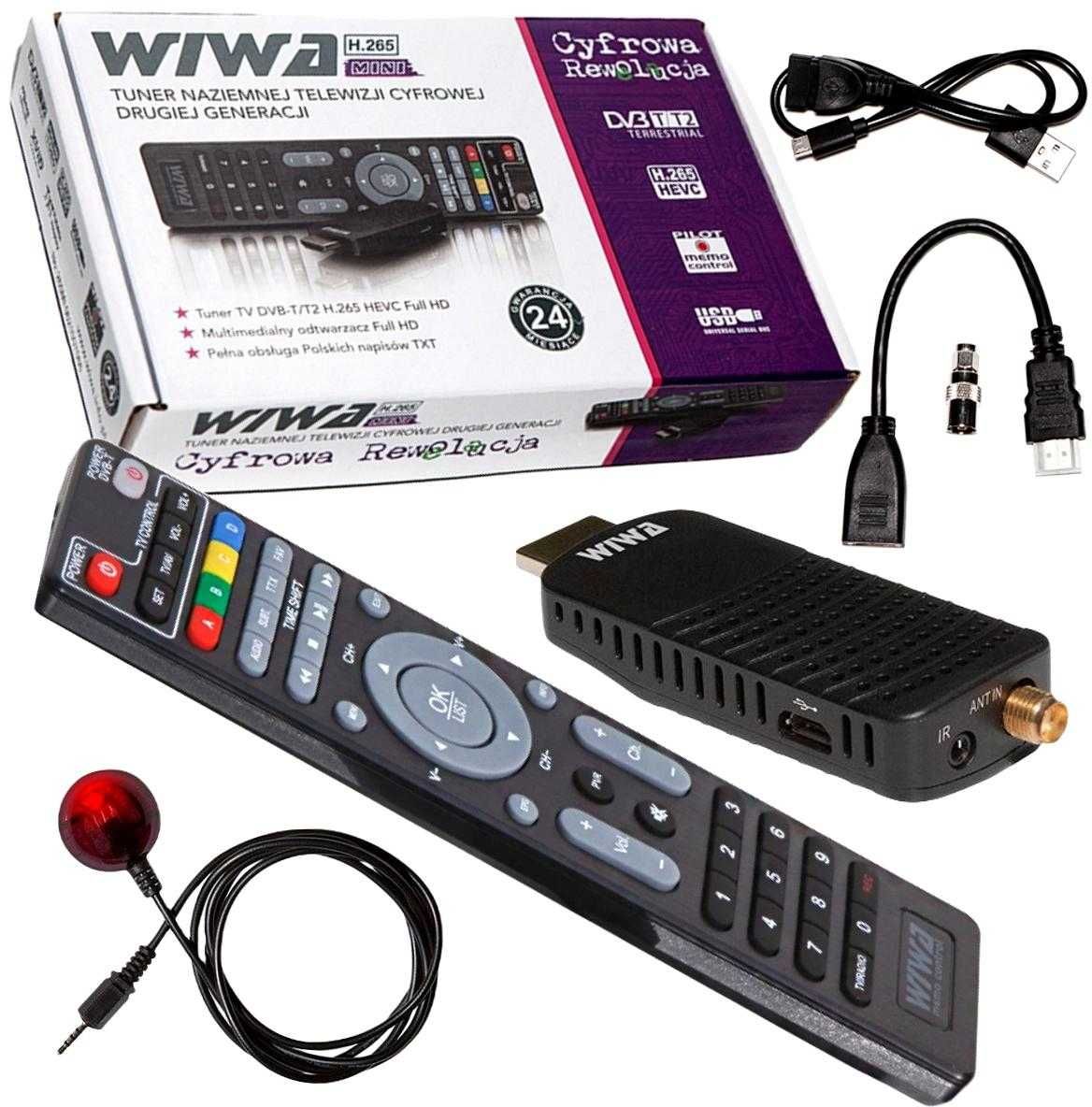 Tuner DVB-T/T2 WIWA H.265 MINI Eltrox Koszalin