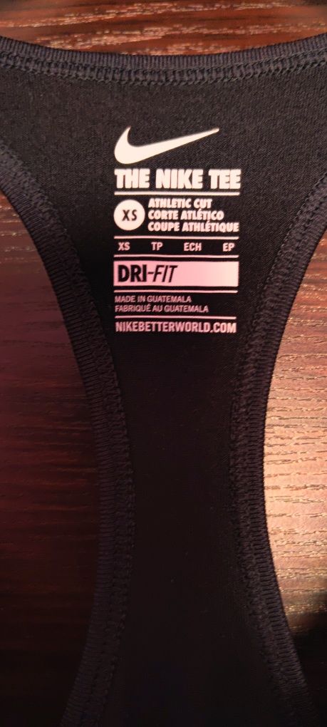 Bokserka damska czarna nadruk rozm xs Nike