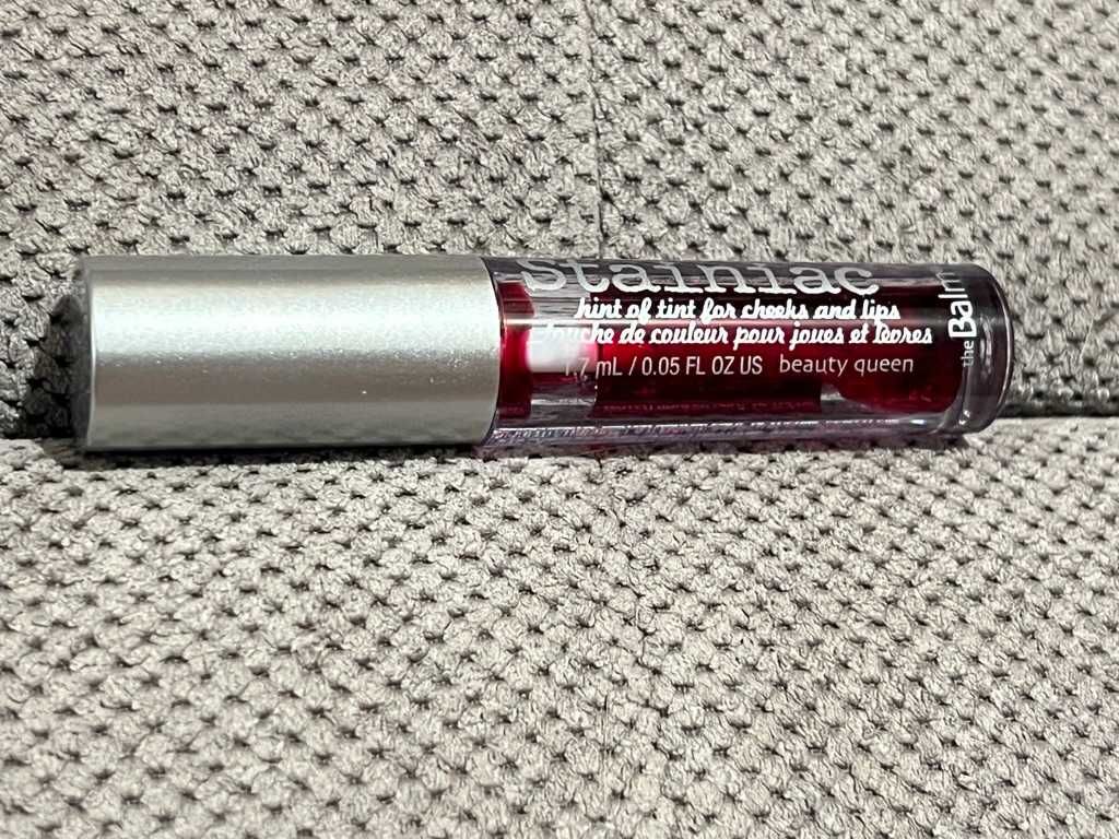 theBalm Stainiac Lip And Cheek Stain błyszczyk róż mini travel size